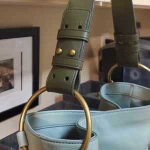 Fossil Ada Leather Bucket Bag 